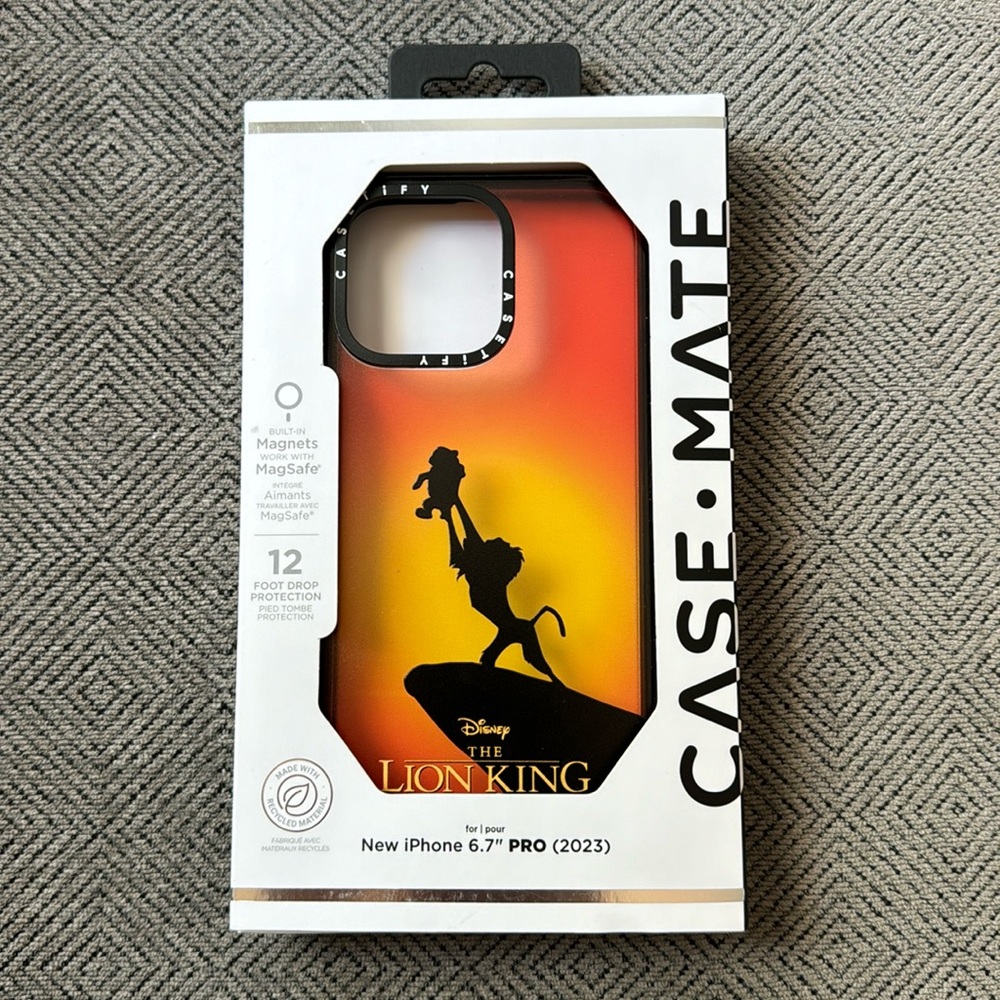 Casetify the lion king iPhone case